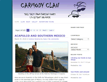 Tablet Screenshot of carmody-clan.com
